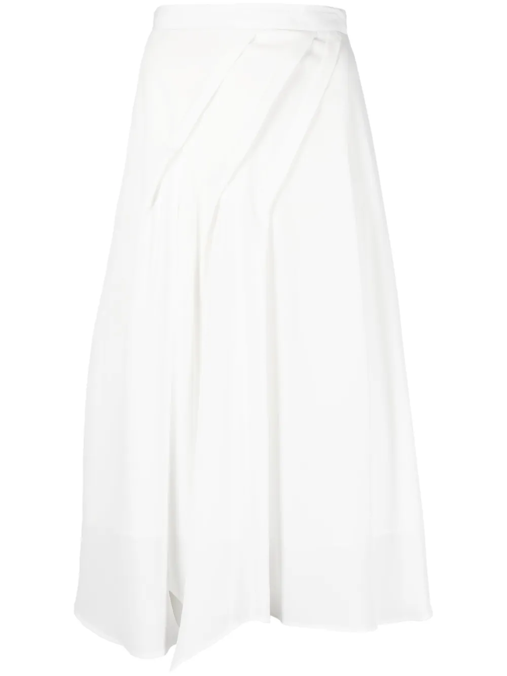 Blanca Vita Gonna midi drappeggiata - Bianco