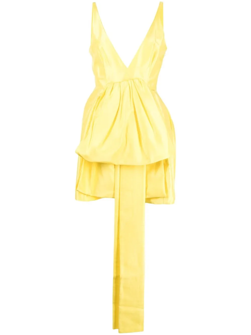 Oroton Abito corto con scollo a V - Giallo