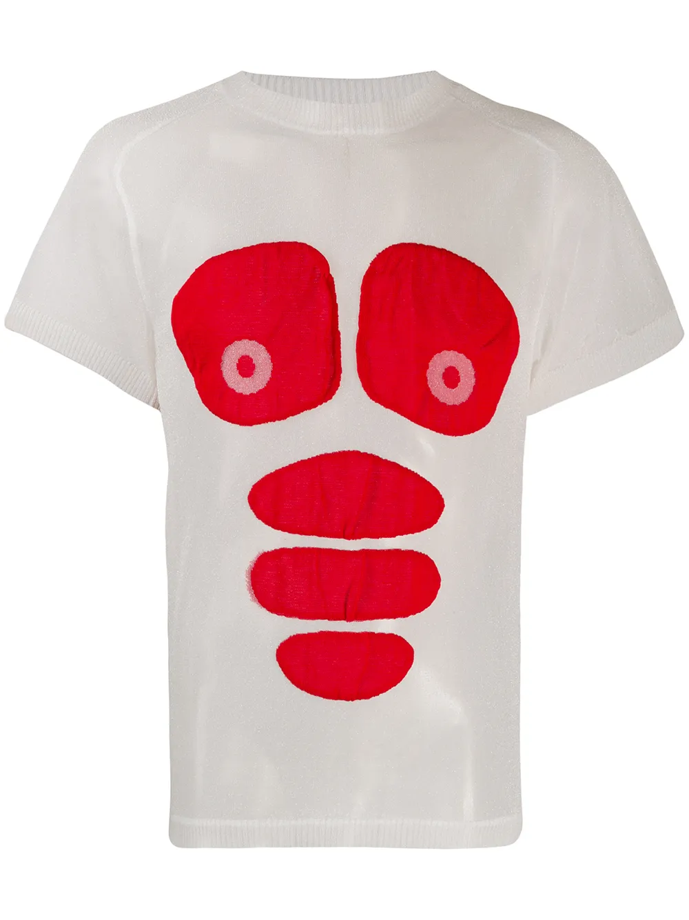 Walter Van Beirendonck Pre-Owned T-shirt Explicit semi trasparente - Bianco