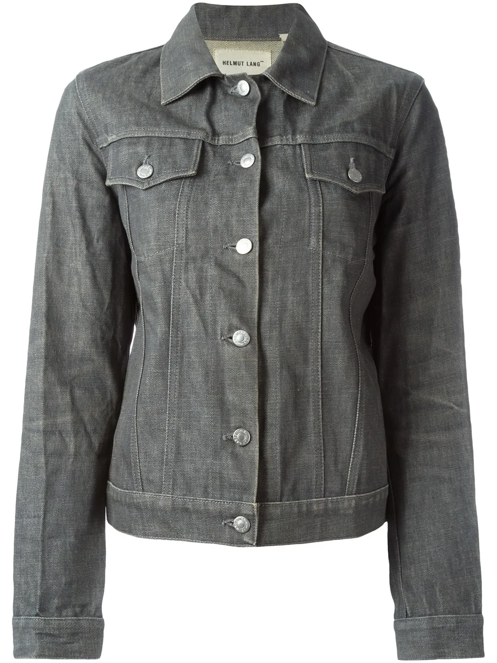Helmut Lang Pre-Owned classic raw denim jacket - Grigio