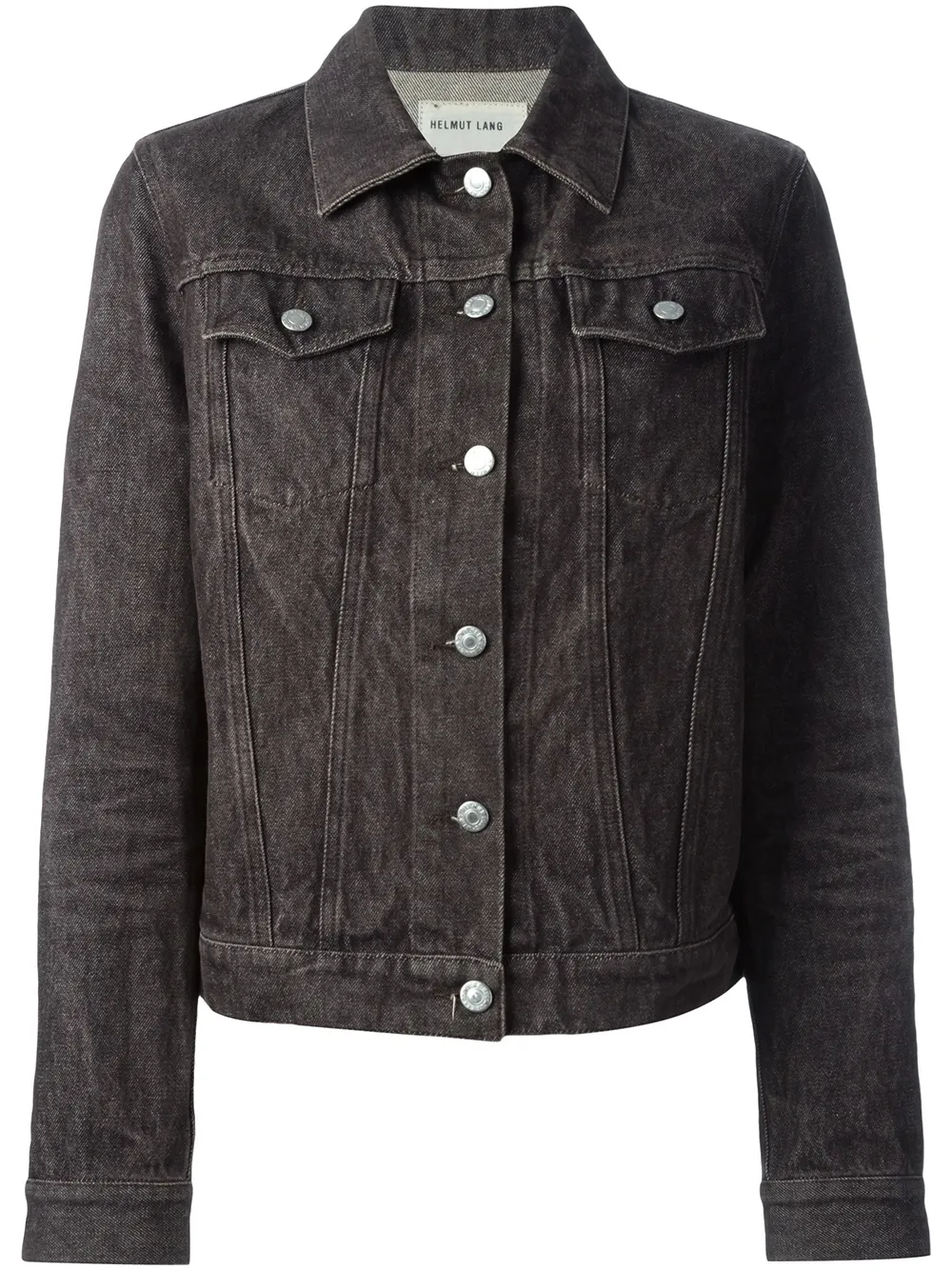 Helmut Lang Pre-Owned classic raw denim jacket - Grigio