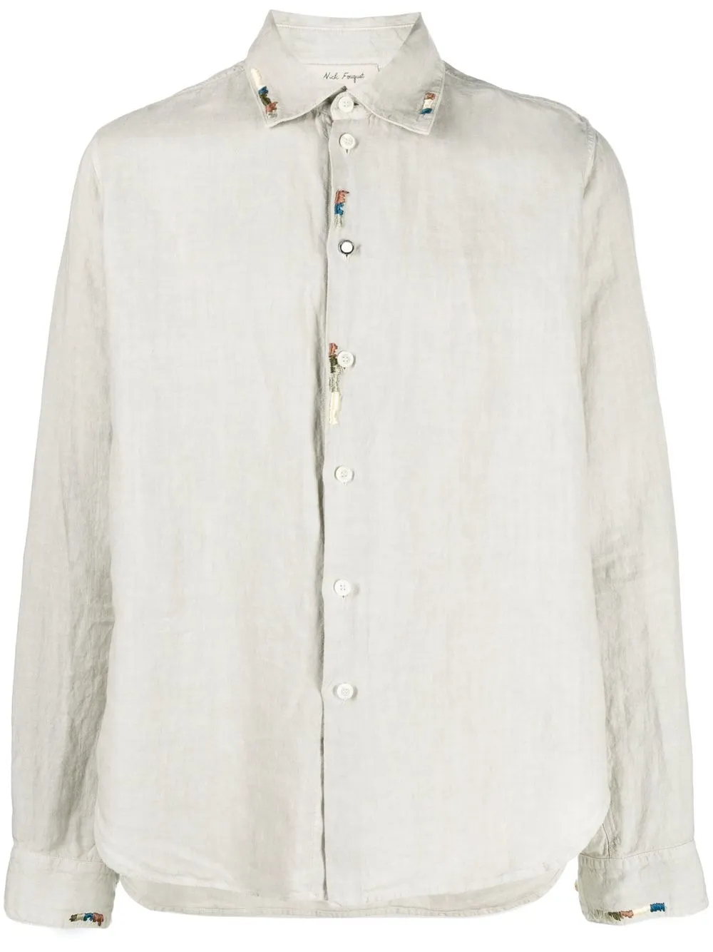 Nick Fouquet Camicia con ricamo - Toni neutri