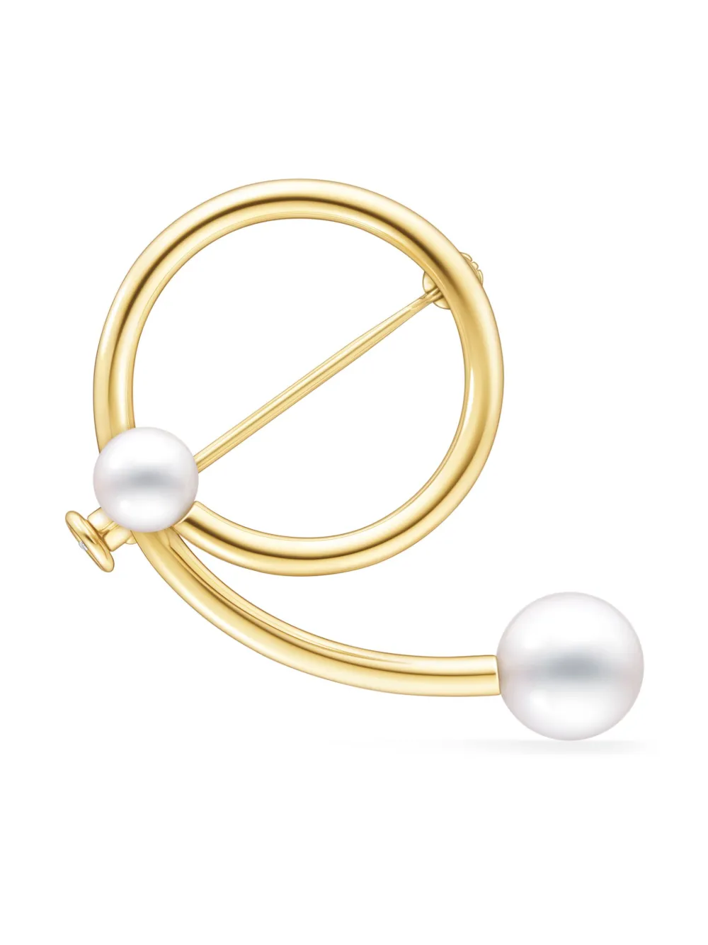 TASAKI Anello Collection Line Balance in oro giallo 18kt con perle
