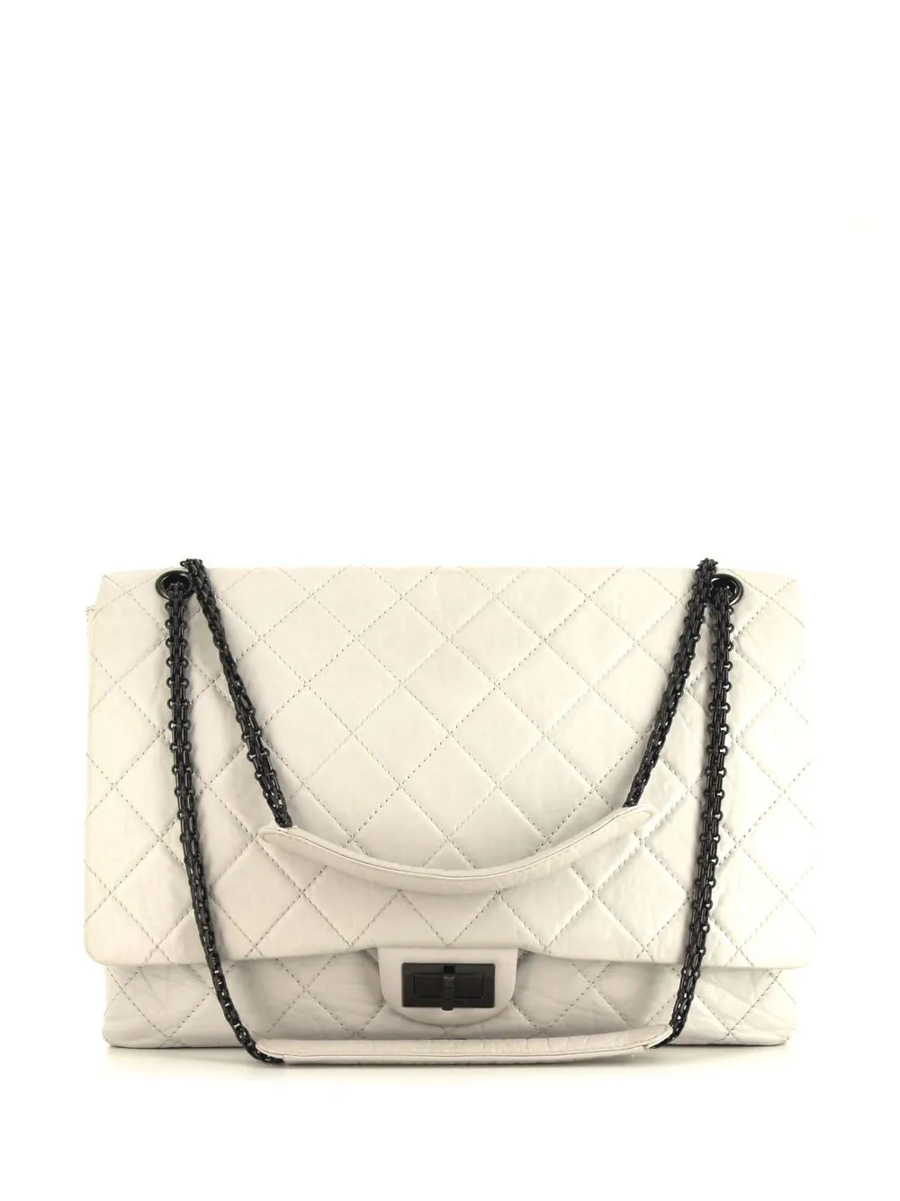 CHANEL Pre-Owned Borsa a spalla 2.55 Classic Flap - Bianco