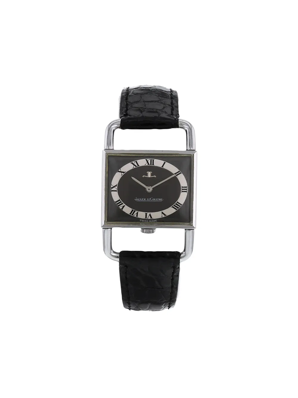 Jaeger-LeCoultre Orologio Etrier 23mm Pre-owned circa 1970 - Nero