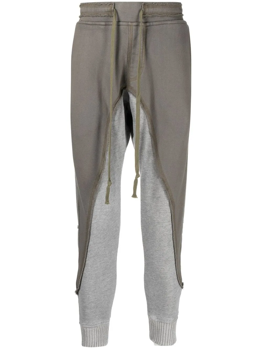 Greg Lauren Pantaloni con coulisse - Verde
