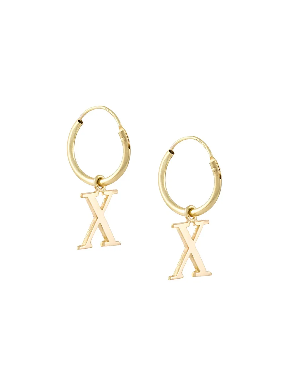 Wouters & Hendrix Gold 18kt yellow gold 'X' earrings - Effetto metallizzato