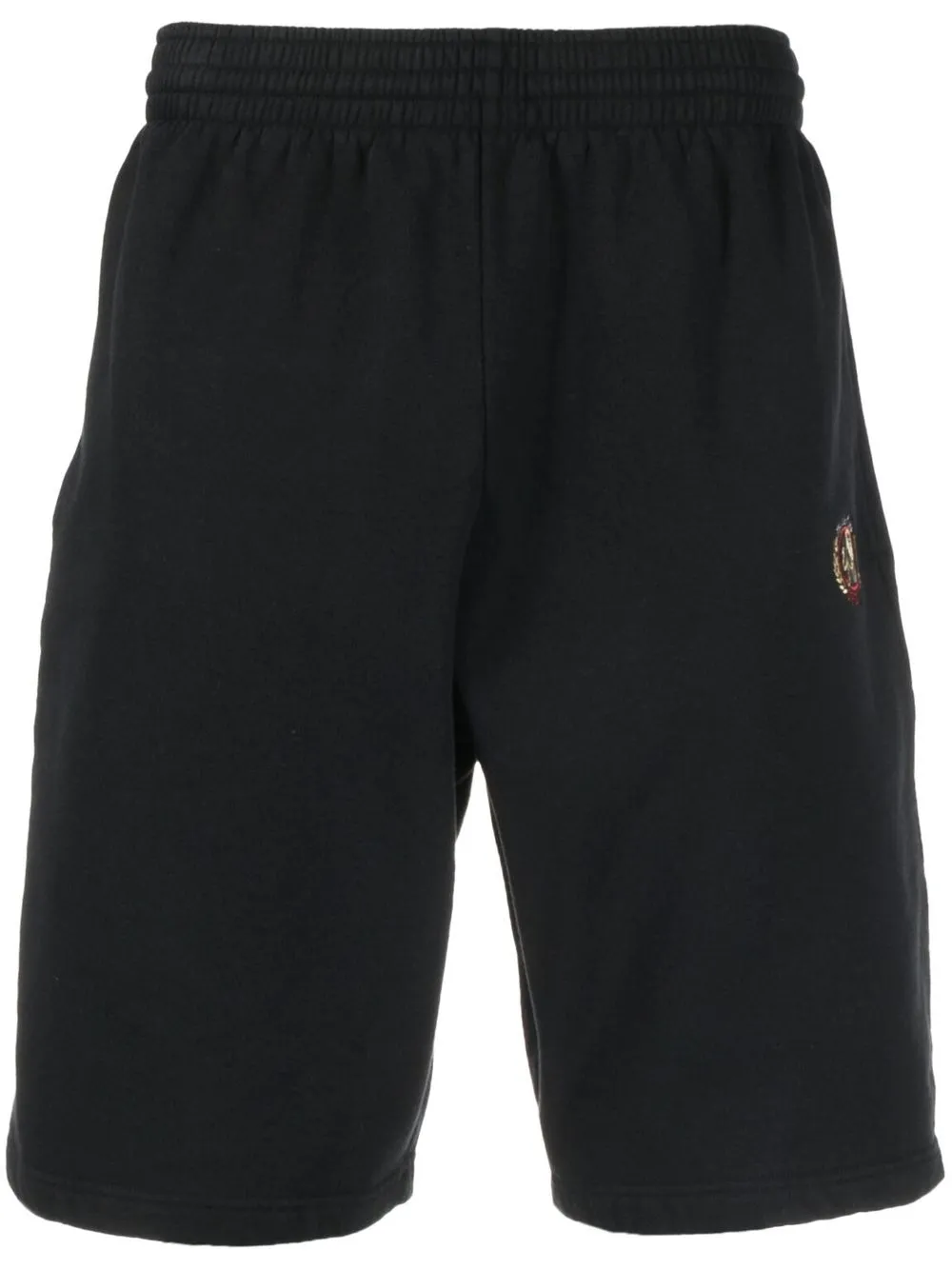Martine Rose Shorts sportivi con stampa - Nero