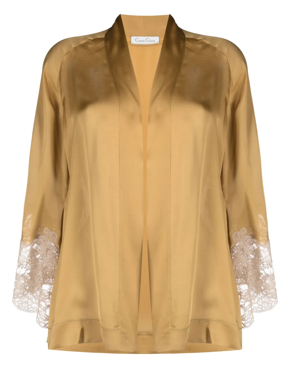 Carine Gilson Kimono Calais-Caudry - Marrone