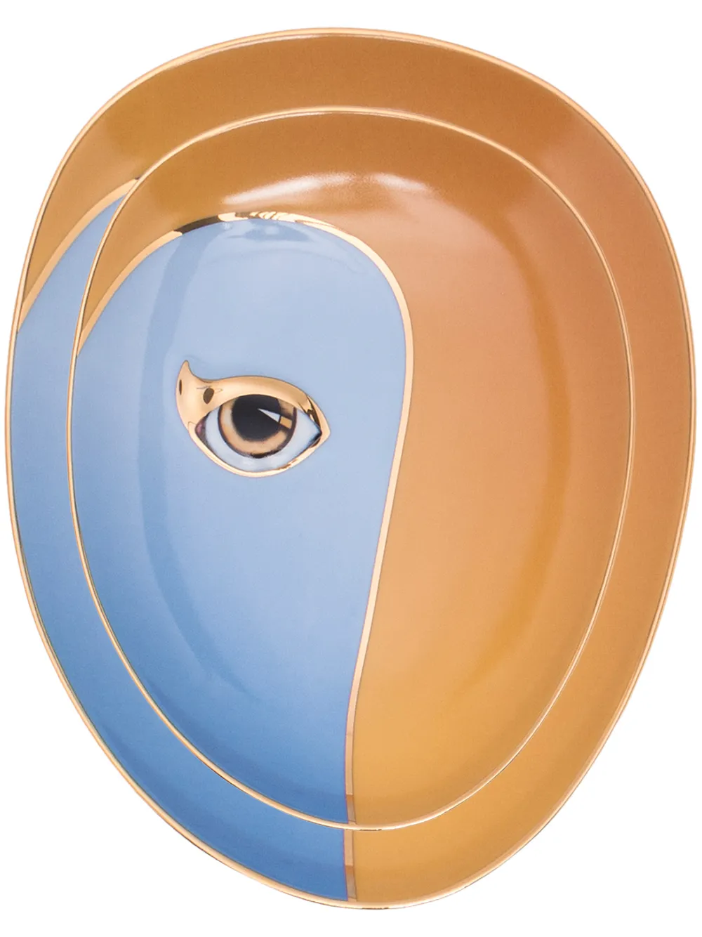 L'Objet Piatto Lito di porcellana - Arancione
