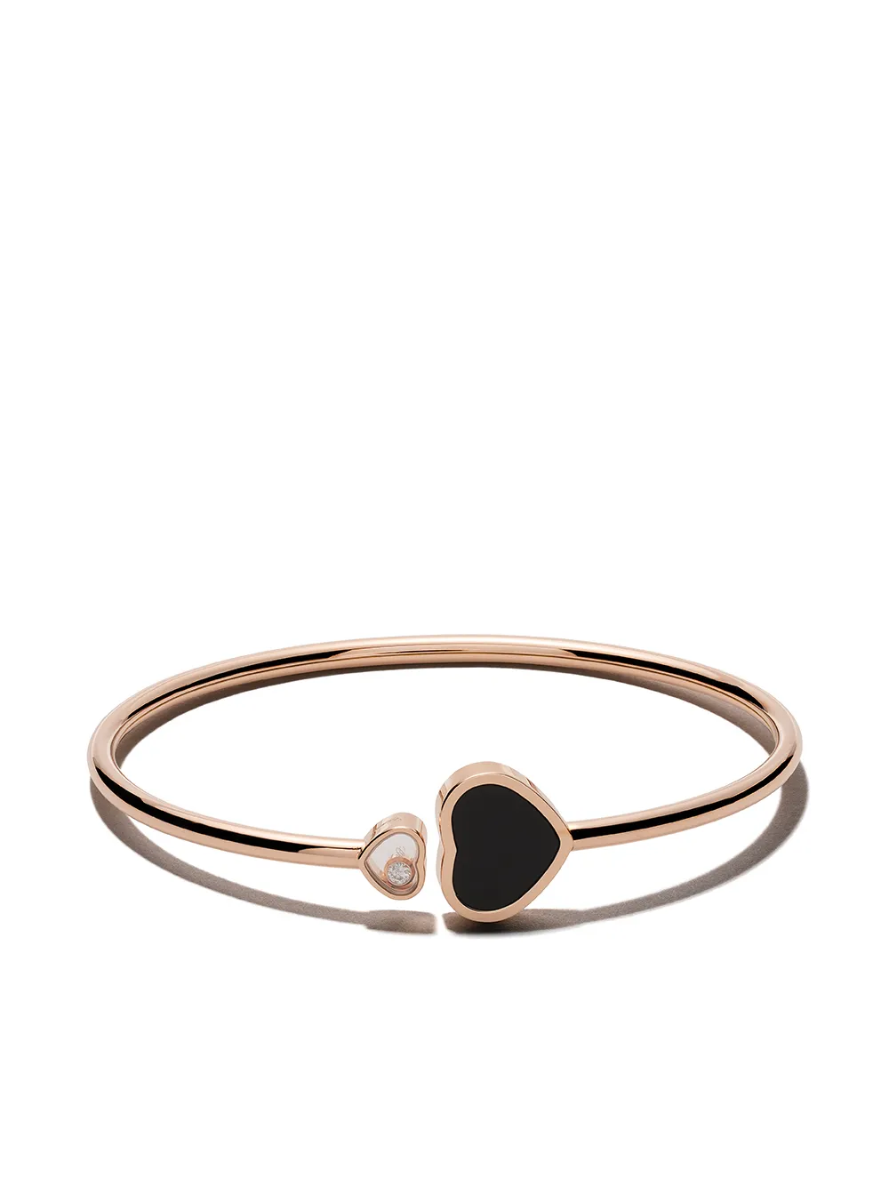 Chopard Bangle Happy Hearts in oro rosa 18kt e diamanti - ROSE GOLD