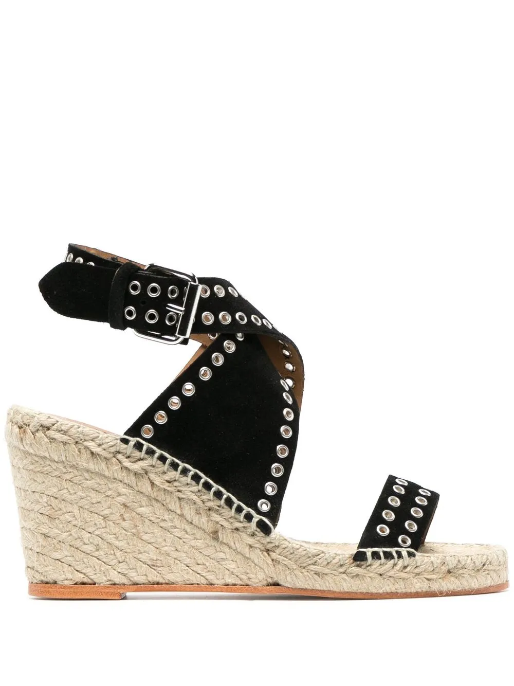 ISABEL MARANT Sandali con zeppa - Nero