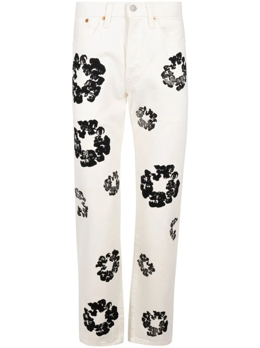 Denim Tears Jeans dritti x Levi's - Bianco