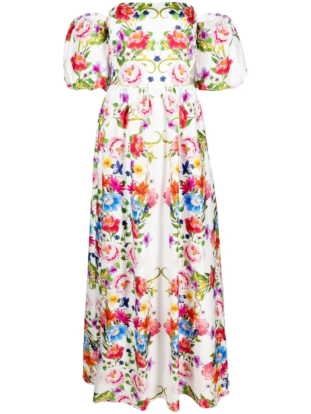Borgo De Nor Abito Juliet con spalle scoperte - Bianco