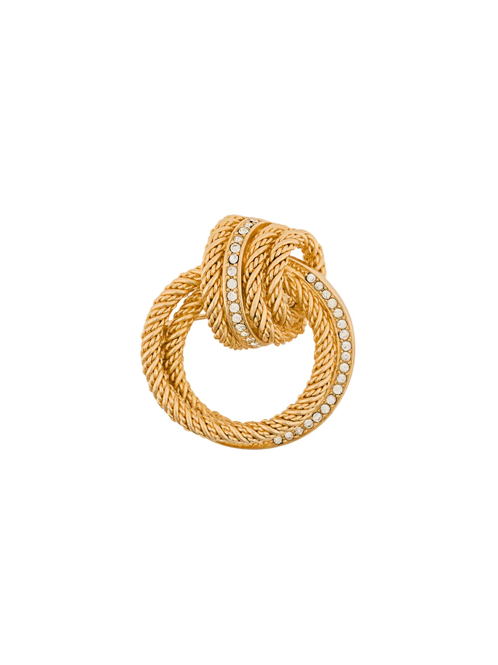 Christian Dior Pre-Owned Spilla con nodo - Gold