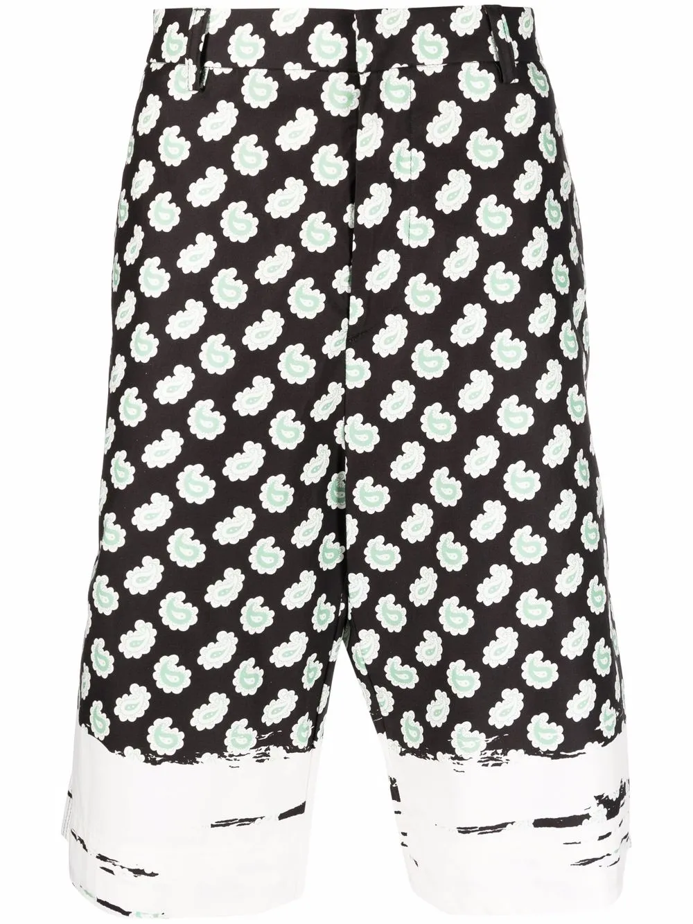 ETRO Bermuda con stampa paisley - Nero