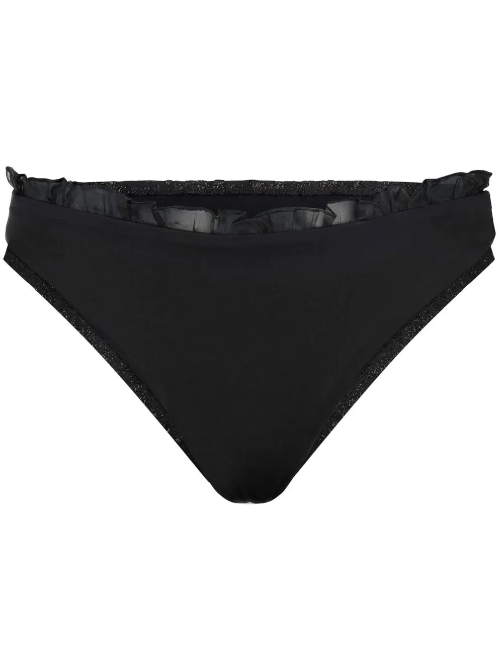 Giambattista Valli Bikini con ruches - Nero