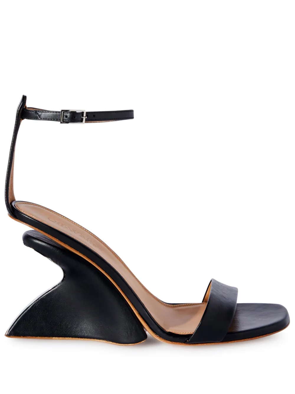 Off-White Sandali Jug con zeppa - Nero