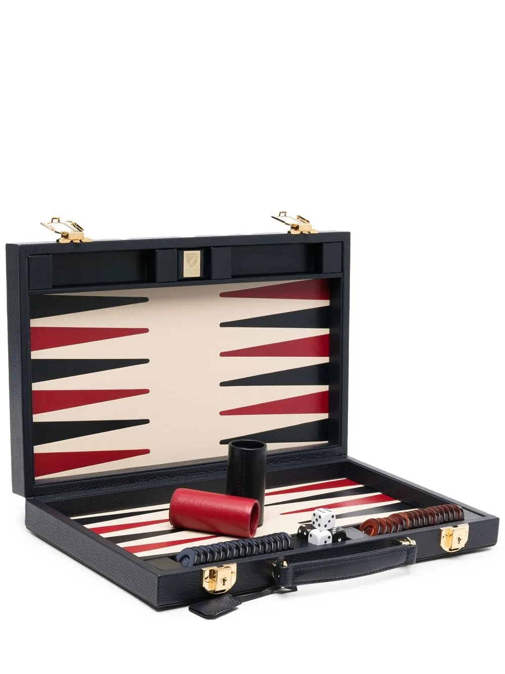 Aspinal Of London "Set da Backgammon (15"")" - Blu