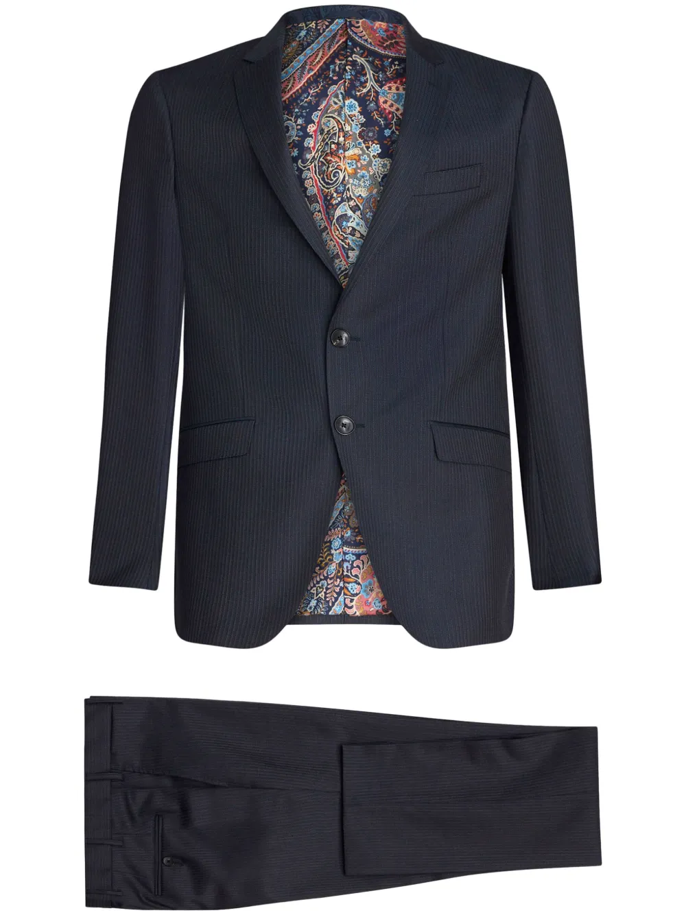ETRO Completo gessato - Blu
