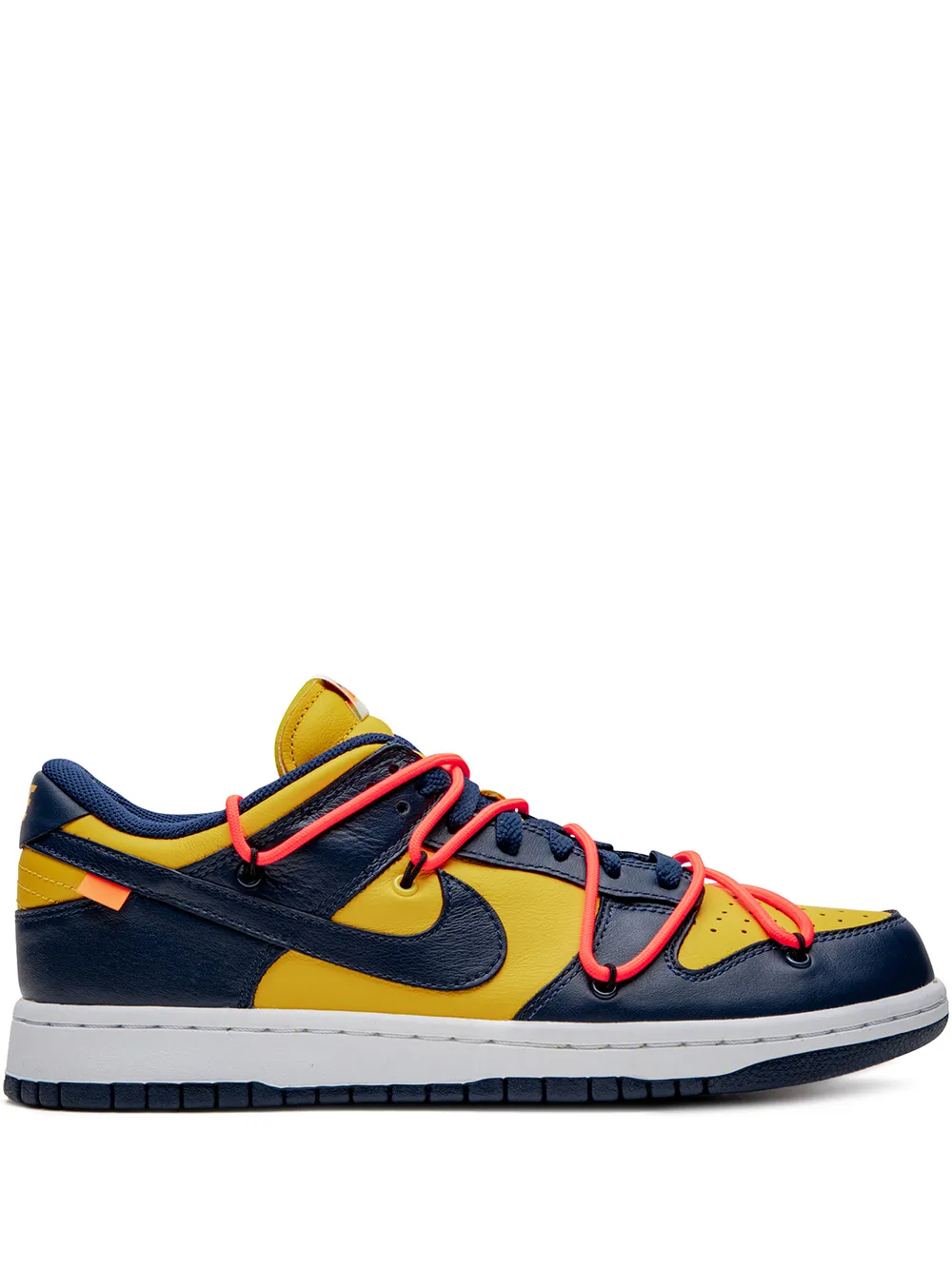 Nike X Off-White Sneakers Off-White Dunk Low University Gold - Blu