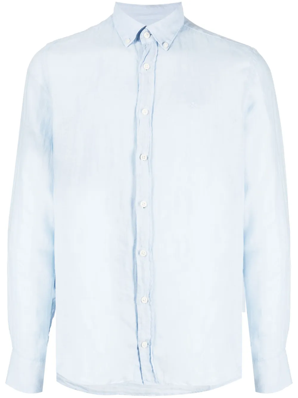 Hackett Camicia con ricamo - Blu