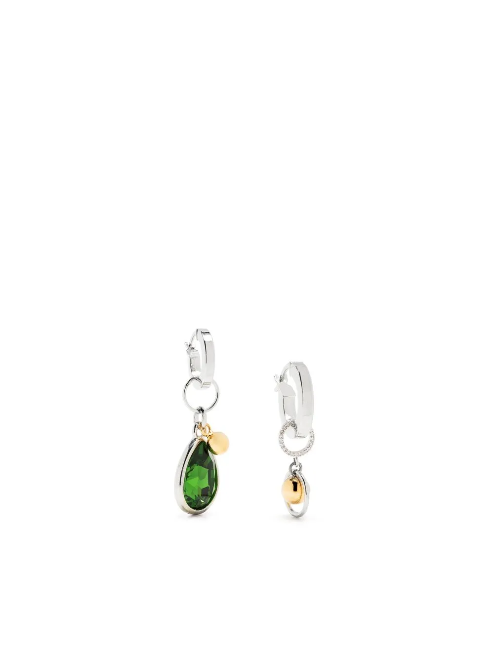 Mounser Orecchini a cerchio Peat - Argento