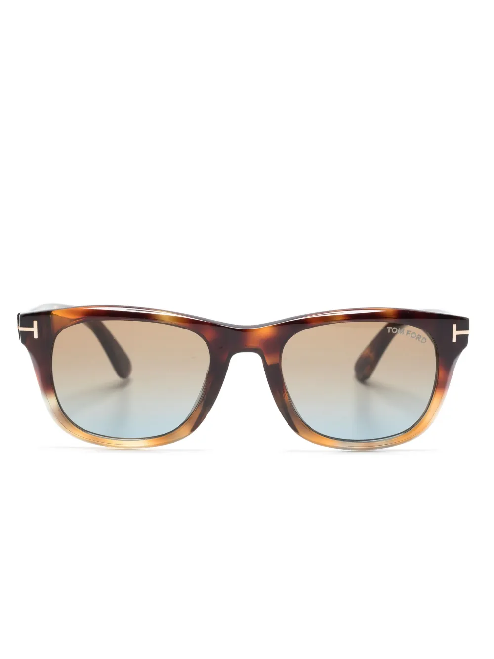 TOM FORD Eyewear Occhiali con montatura wayfarer - Marrone