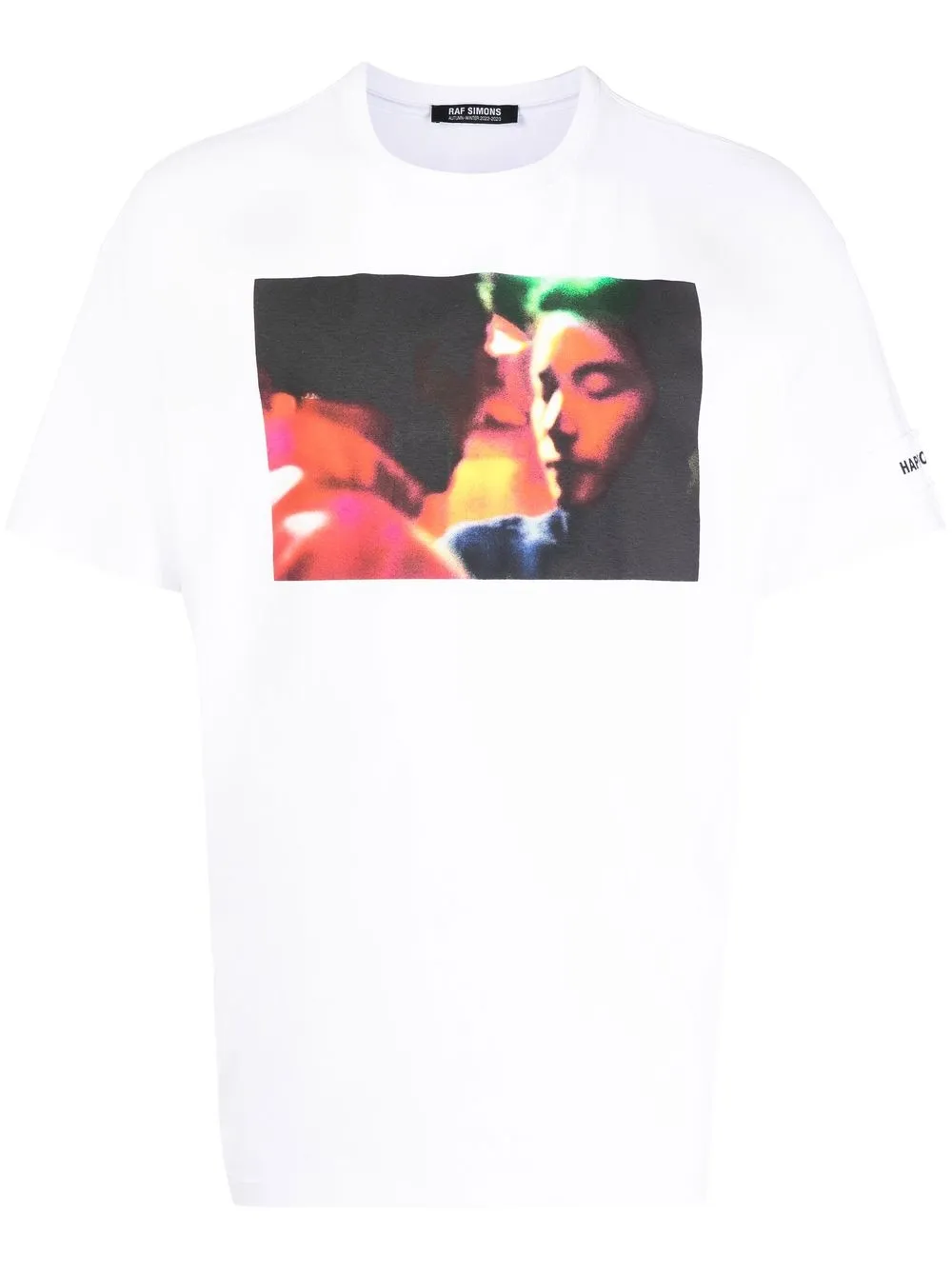 Raf Simons T-shirt RAF SIMONS x Wing Shya con stampa - Bianco