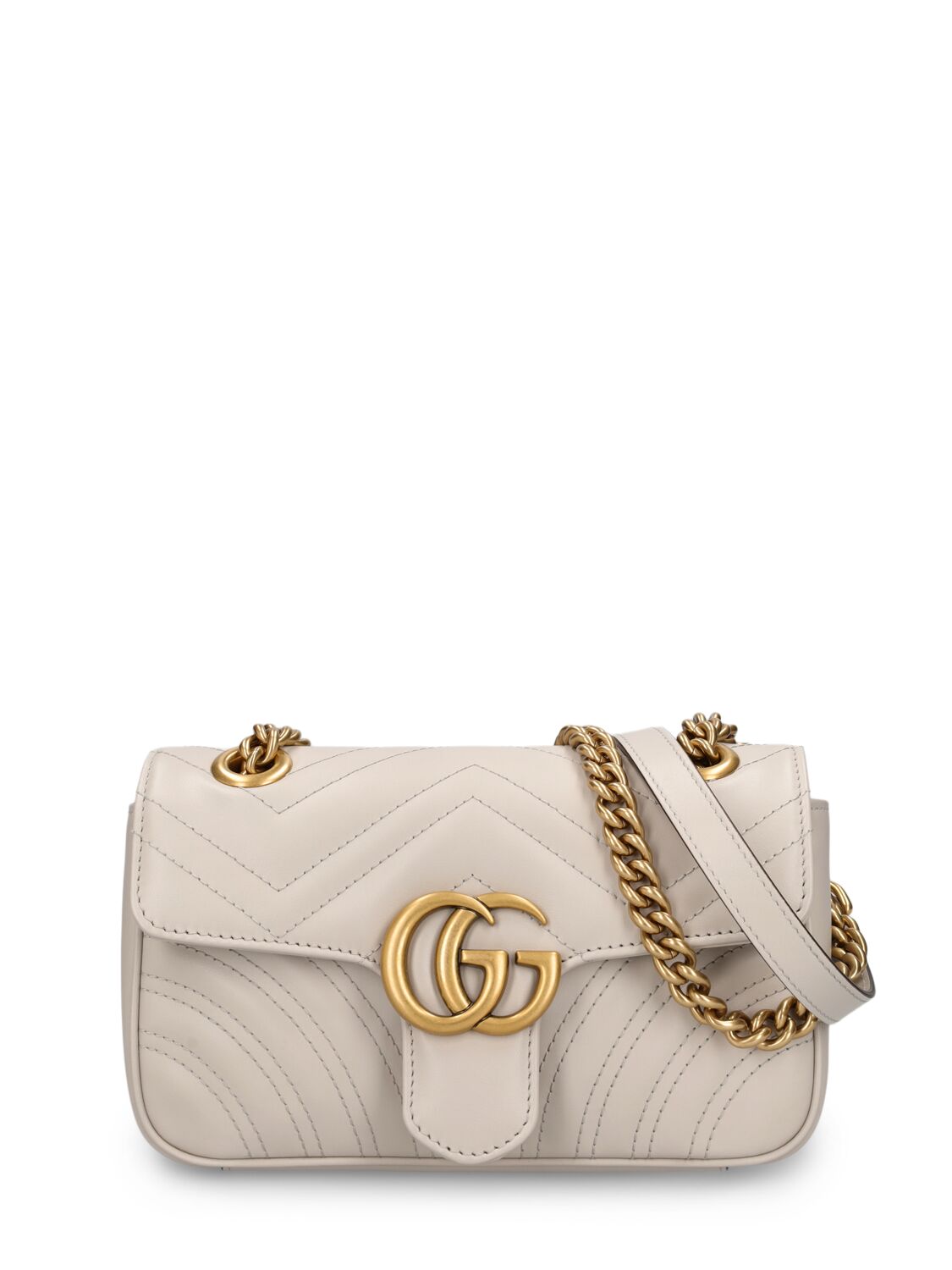 Gg Marmont Leather Shoulder Bag
