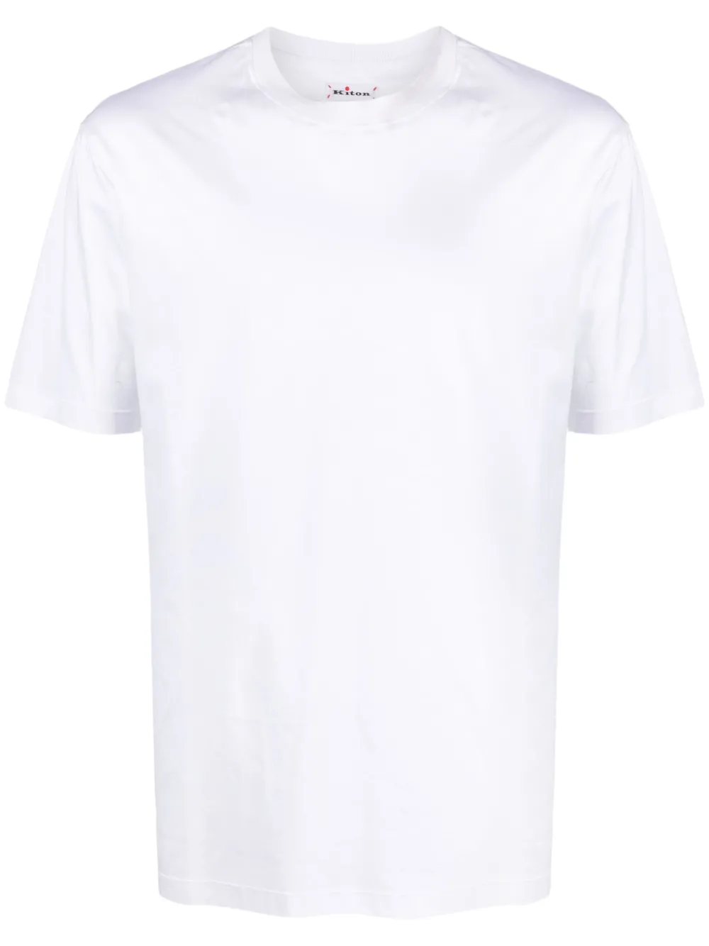 Kiton T-shirt con ricamo - Bianco