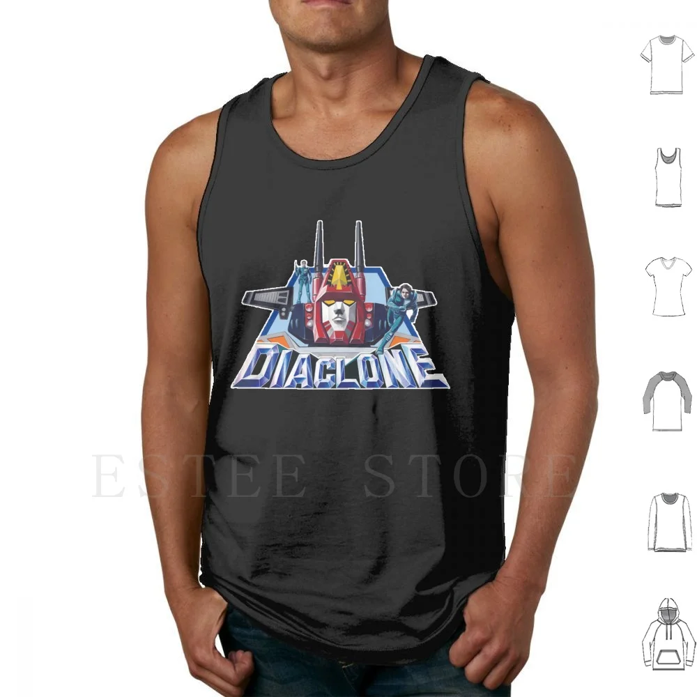Diaclone Canotte Gilet Senza Maniche Diaclone Robot Gobots Orbots Toys Micronauts Microman Takara Superhero Sci Fi Anime