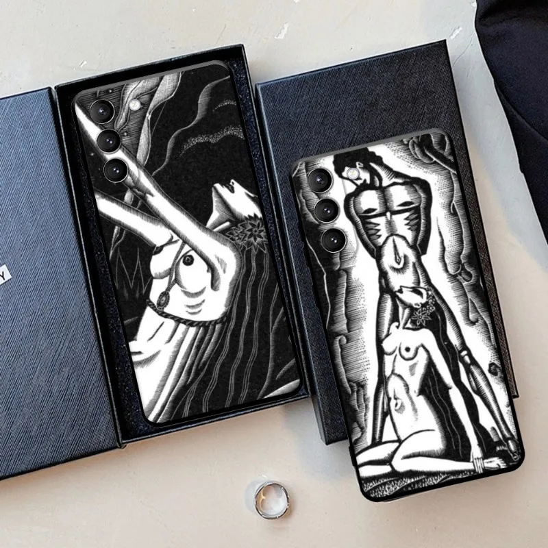 Art Illustration J-James Colbert Custodia Per Telefono Per Samsung Galaxy S22 23 21 S20 Fe Ultra S10 S9 Plus S10E Note 20Ultra Cover