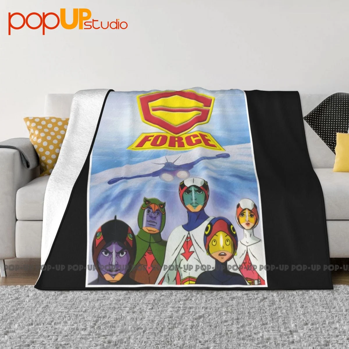G Force Gatchaman Battle Of The Planets Coperta Peluche Comfort Home Decor Biancheria Da Letto Getta Divano Decorativo
