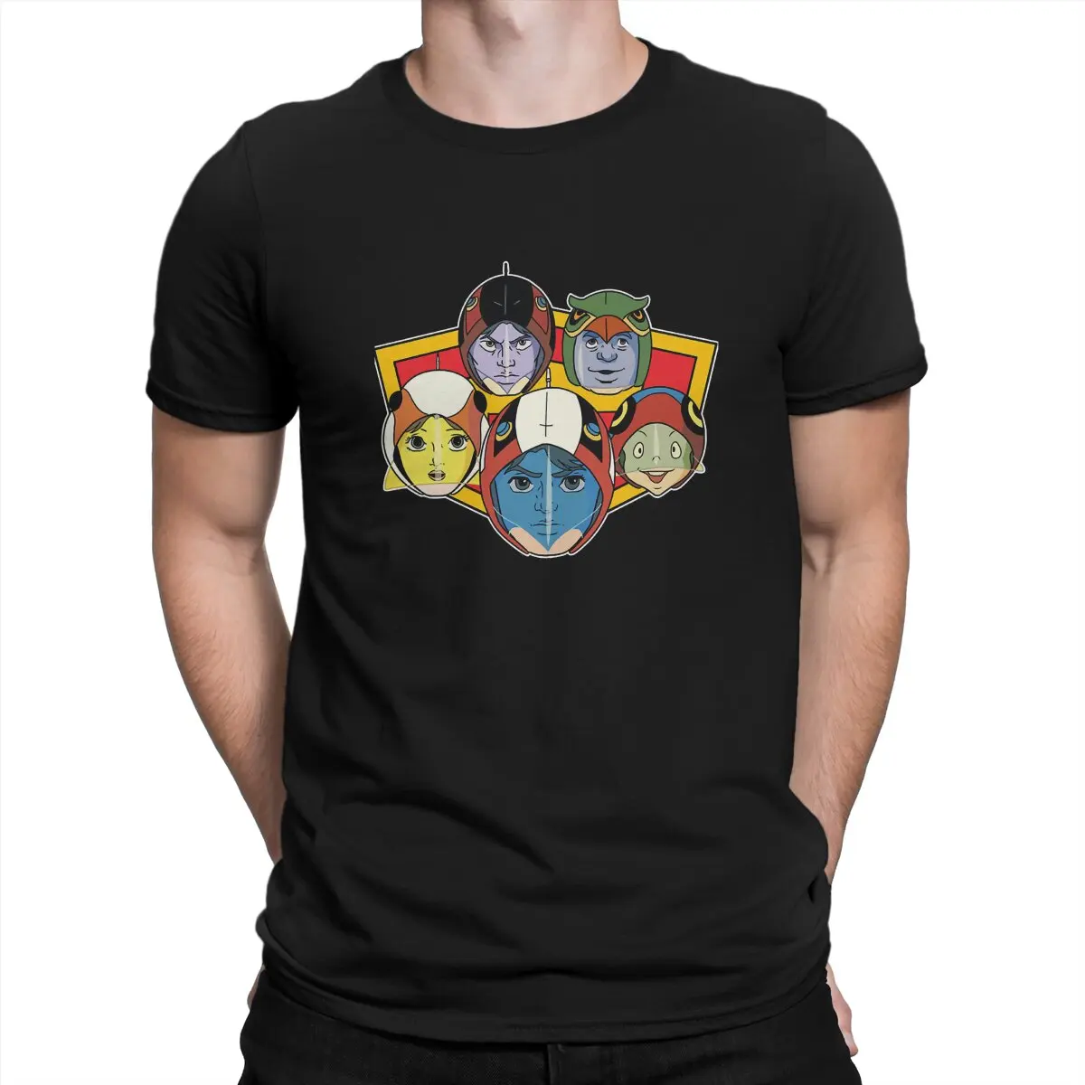 Kagaku Ninja-Tai Gatchaman Battle Of The Planets (3) Tshirt Homme Maglietta Blusas Streetwear Da Uomo Per Uomo