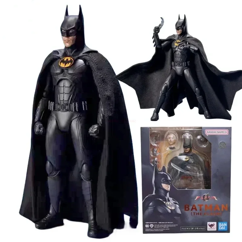 Giocattoli Caldi Originali Shfiguards The Flash (2023) Michael Keaton Batman Bruce Wayne Anime Figure Toys Genuine Shf Birthday Gift