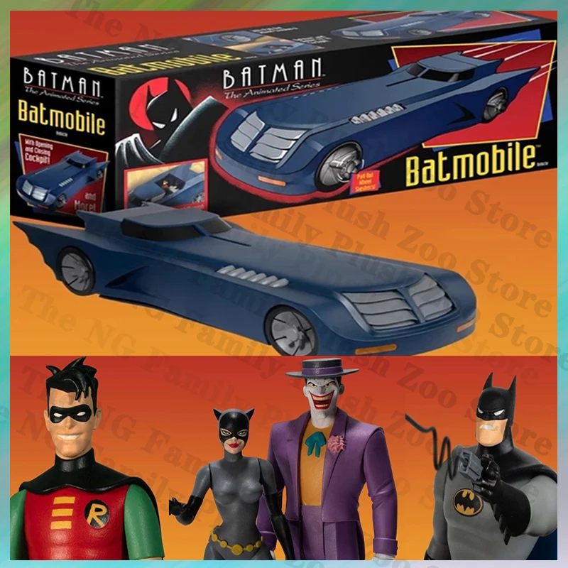 Originale Mezco Dc Batman La Serie Animata Il Joker Catwoman Robin Batmobile Bat Man Anime Action Figure Toys Modello Bambola Regalo