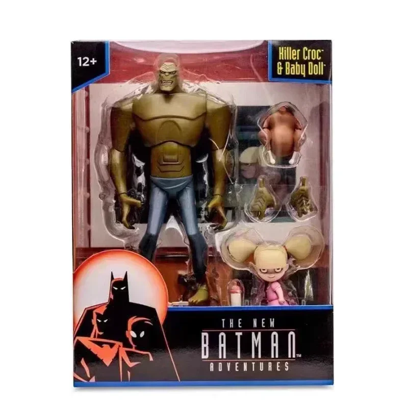 Il Nuovo Batman Adventures Toys Crocodile Man Two-Face Batgirl Killer Croc Baby Doll Mcfarlane Wave 1 Anime Action Figure Model