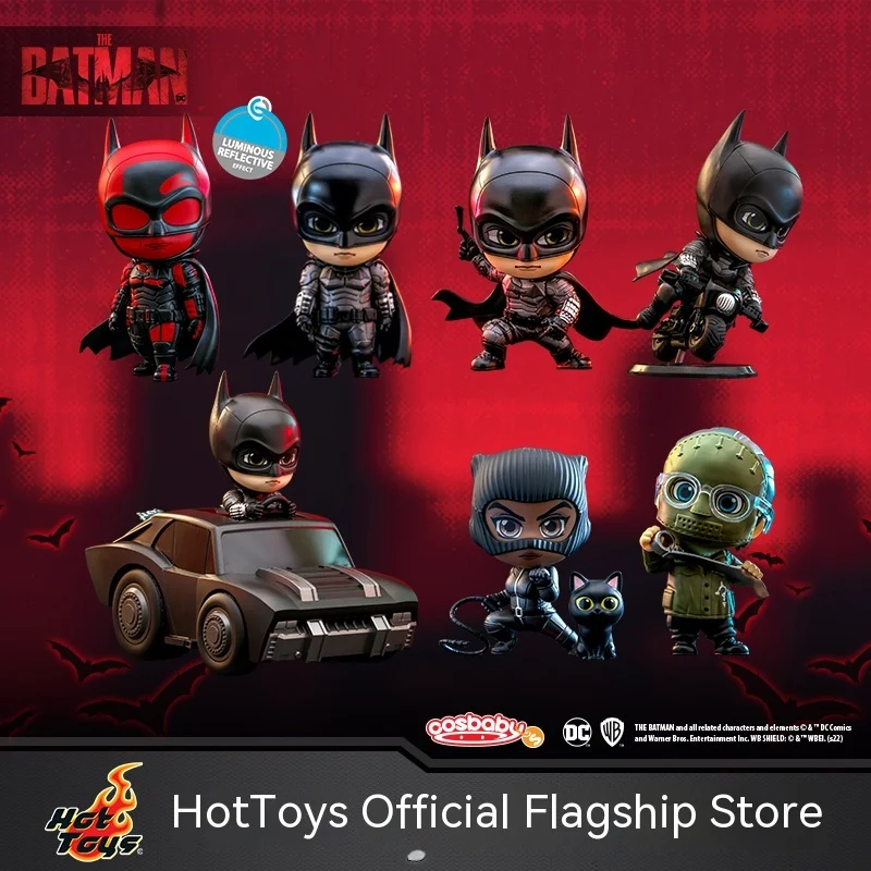 Hot Toys New Batman Batman Batman Car Cat Girl Riddle Man Cosbaby Collection Doll Puro Fatto A Mano E Gratuito