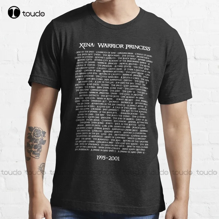 Xena Warrior Princess Episodi Di Tendenza T-Shirt Xena Warrior Princess Hawaiian Camicette Delle Donne Divertente Art Streetwear Del Fumetto Tee
