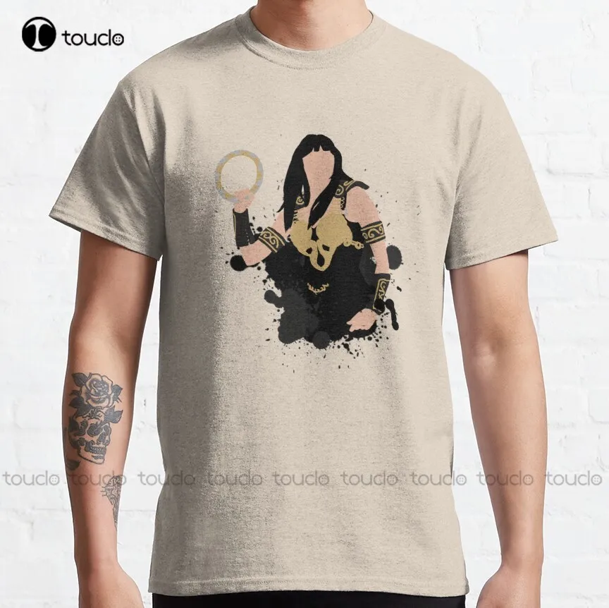 T-Shirt Classica Fixty T-Shirt Sand Warrior Princess Cat Shirts Funny Art Streetwear Cartoon Tee Magliette Con Stampa Digitale