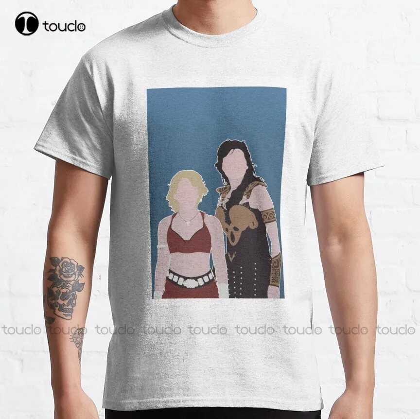 Sciarpa Warrior Princess Classic T-Shirt Sciarpa Warrior Princess Beach Shirts For Men Funny Art Streetwear Cartoon Tee Xs-5Xl Unisex
