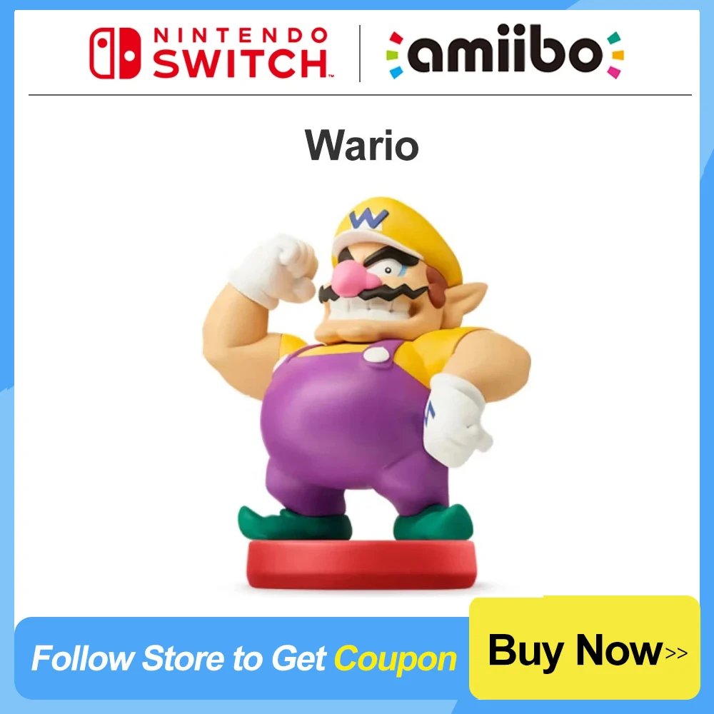 Nintendo Switch Amiibo Wario Per Nintendo Switch E Nintendo Switch Oled Game Interaction Model Super Mario Party Series