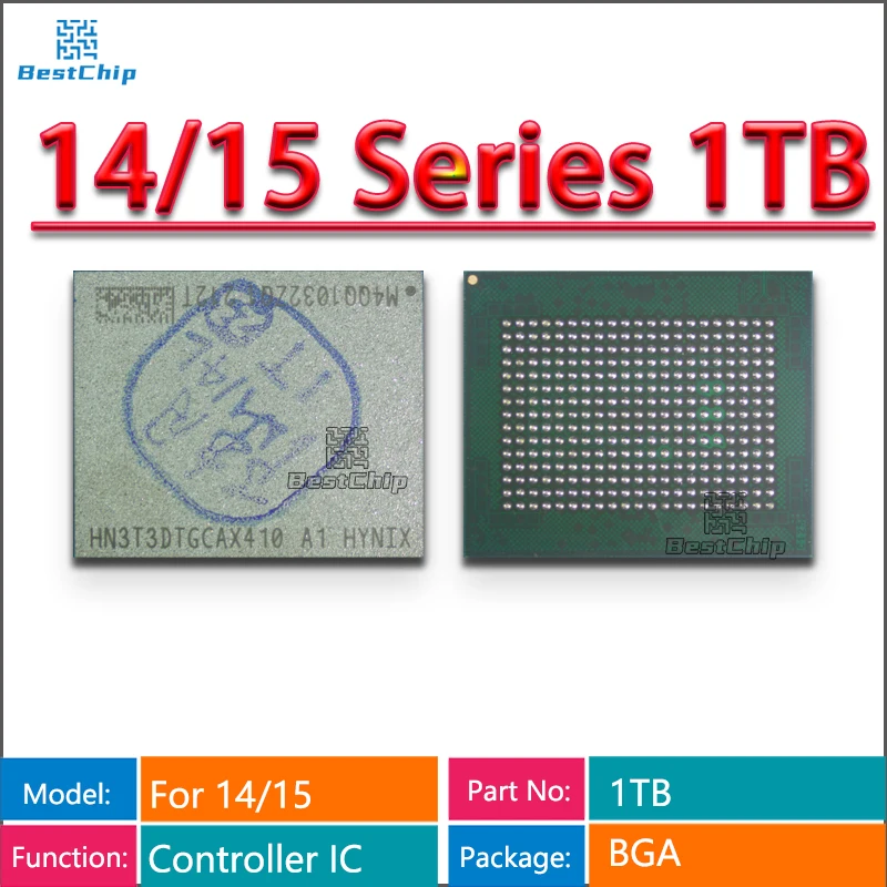 256Gb 256G 512Gb 512G 128Gb 1Tb Hdd Storage Nand Flash Ic Chipset Per Iphone 14 15 Series Pro Promax Plus Se3 Per Ipad Air5 10.9