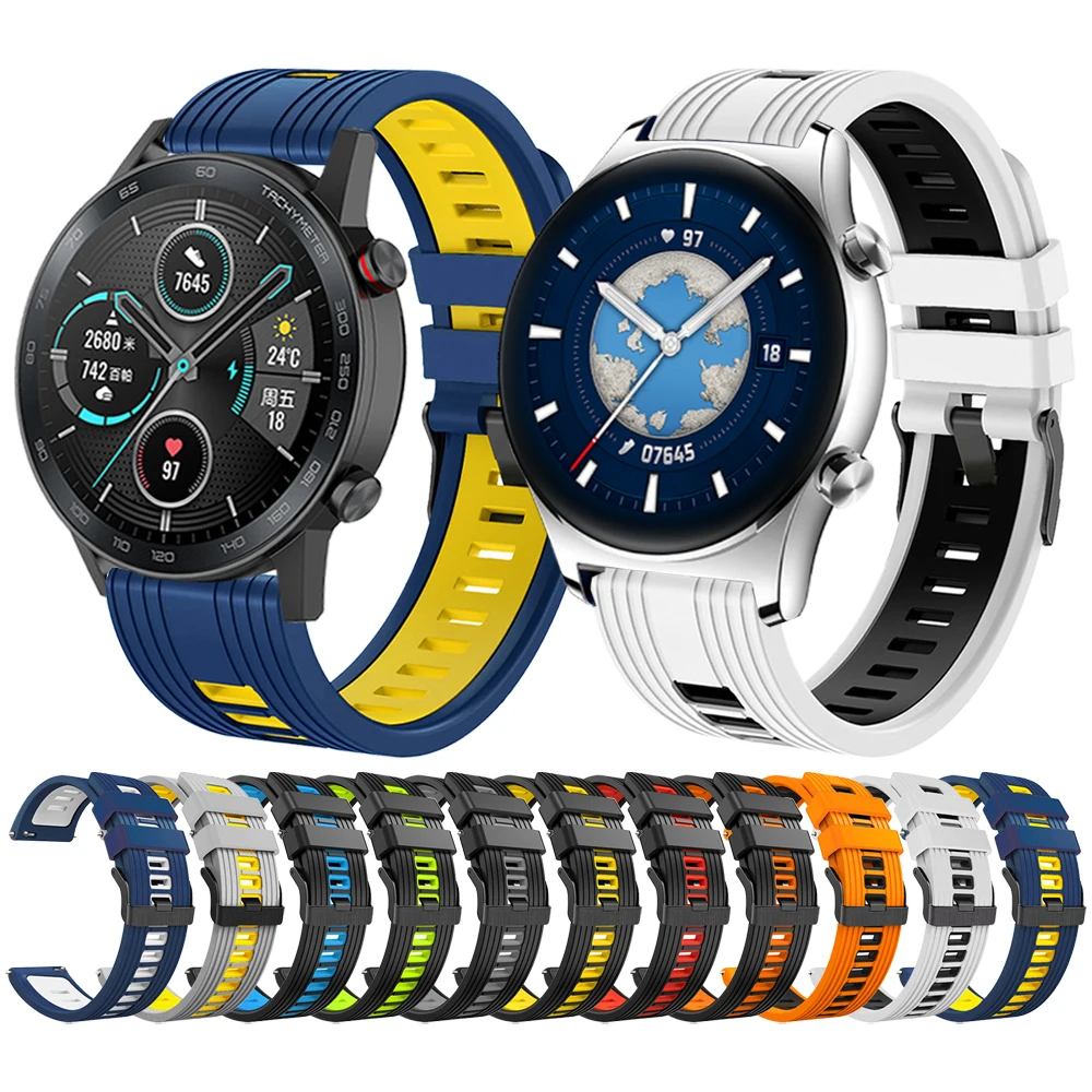 Cinturino In Silicone Per Orologio Intelligente Per Honor Magicwatch 2 Cinturino Da 46Mm Per Honor Magicwatch Bracciale Correa Accessori Per Cinturini