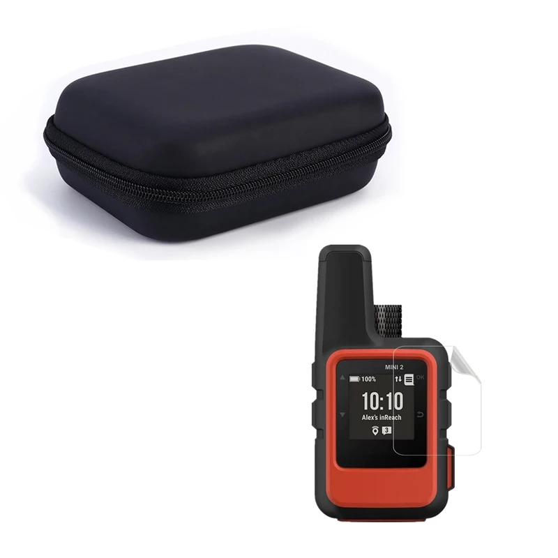 Custodia Per Il Trasporto Portatile In Eva Custodia Protettiva + Pellicola Protettiva Per Schermo Per Garmin Inreach Mini 2 Mini2/Mini