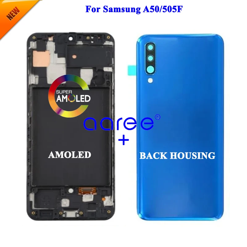 Schermo Lcd Super Amomled Per Samsung A50 2019 A505 Lcd A50 Lcd Per Samsung A50 A505 Schermo Lcd Touch Digitizer Assembly