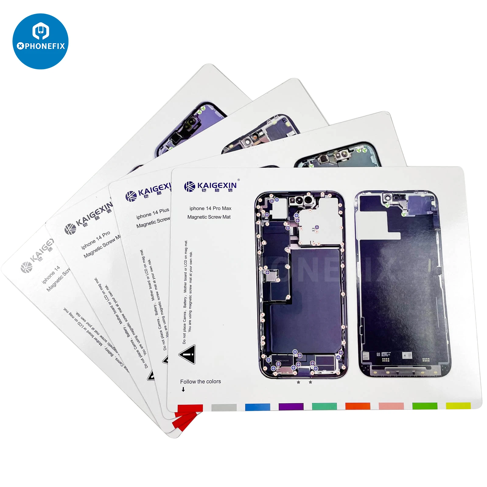 Vite Magnetica Pad Vite Professionale Keepper Per Iphone 14 13 12 11 Pro Max X Xs Max Xr 7 8 8P 6S Riparazione Iphone Guida Di Lavoro Pad