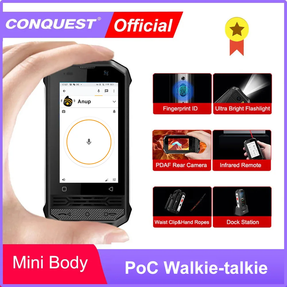 2023 Upgrade Conquest F2 2023 Mini Ip68 Celulares Smartphone Robusti Nfc Android Sbloccato Movil Global Movil