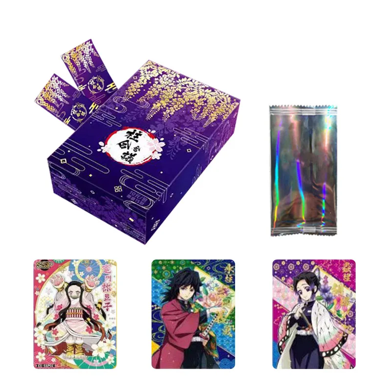 Demon Slayer Collection Cards Booster Box New Ex-Ssp Limited Year Of The Tiger Lr Painted Diamond Flash Board Cards